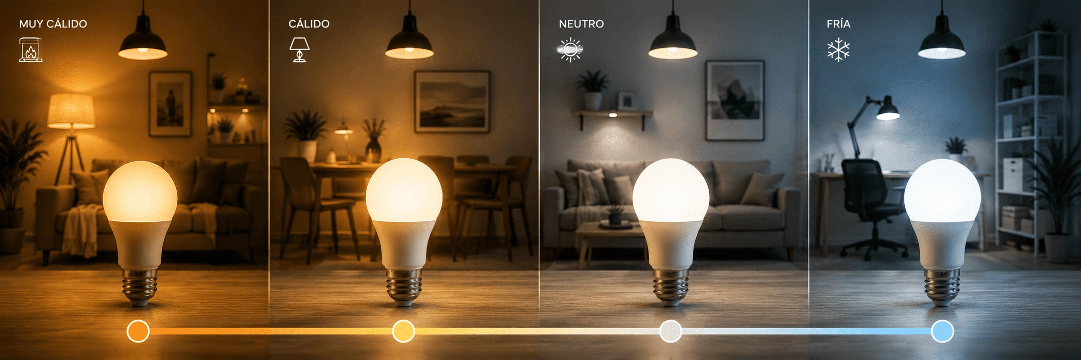 Aprende a diferenciar los diferentes tipos de bombilla led
